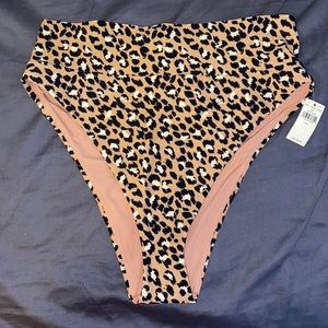 Aerie high cut cheeky bikini bottoms